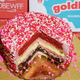 a piecaken at the Goldbelly Goldbelly Sweets & Beats party in February, 2020